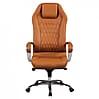 Bürostuhl MONTEREY Echtleder Caramel Chefsessel 120KG hohe Rückenlehne Kopfstütze Bürostuhl MONTEREY Echtleder Caramel Chefsessel 120KG hohe Rückenlehne Kopfstütze
