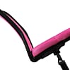 Schreibtischstuhl Salerno Kinder ergonomisch höhenverstellbar Pink mit Rollen