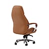 Bürostuhl Echtleder Caramel Chefsessel höhenverstellbar ergonomisch mit Armlehnen