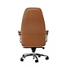 Bürostuhl Echtleder Caramel Chefsessel höhenverstellbar ergonomisch mit Armlehnen