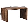 Schreibtisch BOHA 140cm Sheesham Massivholz Landhausstil Modern Büroeinrichtung Schreibtisch BOHA 140cm Sheesham Massivholz Landhausstil Modern Büroeinrichtung