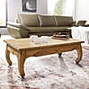 Couchtisch Akazie Massivholz 110cm Landhausstil Natur