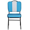 Esszimmerstuhl American Diner Retro gepolstert Blau Weiß Esszimmerstuhl American Diner Retro gepolstert Blau Weiß