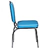 Esszimmerstuhl American Diner Retro gepolstert Blau Weiß Esszimmerstuhl American Diner Retro gepolstert Blau Weiß