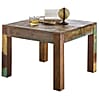 Couchtisch Kalkutta 60x47x60cm Massivholz Shabby-Chic Bootsholz quadratisch