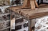 Konsolentisch 115x76x46cm Akazie Massivholz Natur Industrial Stil Konsolentisch 115x76x46cm Akazie Massivholz Natur Industrial Stil