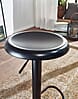 Barhocker Schwarz Metall 58-79cm Drehbar Design Tresenhocker