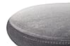 Barhocker Samt Dunkelgrau 58-79cm Drehbar Metall 100kg Design Tresenhocker