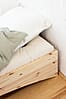 Massivholzbett ORBIT BED Raw Kiefer natur 140 x 200 cm