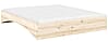 Massivholzbett ORBIT BED Raw Kiefer natur 140 x 200 cm