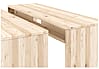 Esstisch JOIN-IN Dining Table Raw Kiefer massiv Natur von Karup