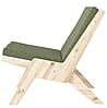 Design Sessel SWAY Lounge Chair Polster Pebble Beige Kiefer unbehandelt von Karup Design Sessel SWAY Lounge Chair Polster Pebble Beige Kiefer unbehandelt von Karup