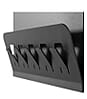 Wandgarderobe KEEPER Schwarz Garderobe 5 Haken und Klappe, von Spinder