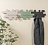 Spinder TETROMINO Garderobe Hakenleiste Silky Taupe, MDF, Stahl, Skandinavisch, 