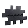 Spinder TETROMINO Garderobe Hakenleiste Silky Taupe, MDF, Stahl, Skandinavisch, 