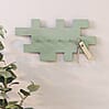 Spinder TETROMINO Garderobe Hakenleiste Silky Taupe, MDF, Stahl, Skandinavisch, 