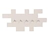 Spinder TETROMINO Garderobe Hakenleiste Silky Taupe, MDF, Stahl, Skandinavisch, 