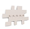 Spinder TETROMINO Garderobe Hakenleiste Silky Taupe, MDF, Stahl, Skandinavisch, 