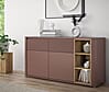 Sideboard BREATHTAKER im Farbton Terracotta 2 Türen 2 Schubladen von Forte
