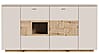 Sideboard Kommode LOUOTO 4 Türen Dekor Sand / Artisan Eiche von Forte