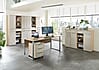Komplettbüro SANTORIN III Riva Eiche & Glas Cashmere 10-teilig Komplettbüro SANTORIN III Riva Eiche & Glas Cashmere 10-teilig