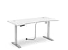 Höhenverstellbarer Schreibtisch SANTORIN Weiß - 160 x 77 cm