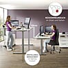 10-tlg. Komplettbüro SANTORIN Weiß & Glas – inkl. Eckschreibtisch
