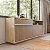 Sideboard Kommode FICAR mit LED Dekor: Riva Eiche / Imbiah Pine, Forte