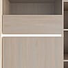 Highboard Vitrine FICAR 2-trg. Dekor: Riva Eiche / Imbiah Pine, Forte
