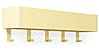 Hakenleiste Garderobenhaken DAX PLAY 5 Butter Yellow, Spinder Design