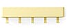 Hakenleiste Garderobenhaken DAX PLAY 5 Butter Yellow, Spinder Design
