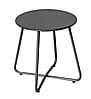 Beistelltisch VALERIA aus Stahl | Anthrazit | Ø 40 Indoor und Outdoor