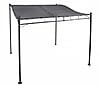 LEX Anbaupavillon 2,5x3 m Pergola wasserdicht & UV-Schutz grau