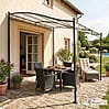 LEX Anbaupavillon 2,5x3 m Pergola wasserdicht & UV-Schutz creme