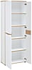 Büroschrank MEMPHIS 2-türig WH01 Front Weiß supermatt