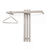 Wandgarderobe SENZA 1 Stahl Silky Taupe Garderobenhalter Spinder Design