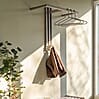 Wandgarderobe SENZA 1 Stahl Silky Taupe Garderobenhalter Spinder Design