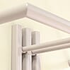 Wandgarderobe SENZA 1 Stahl Silky Taupe Garderobenhalter Spinder Design