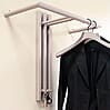 Wandgarderobe SENZA 1 Stahl Silky Taupe Garderobenhalter Spinder Design