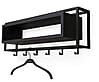 Garderobe Wandgarderobe SCHOOL 80 BLACK von Spinder Design