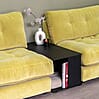 Spinder Adaptable Couchtisch Beistelltisch, Stahl, Schwarz